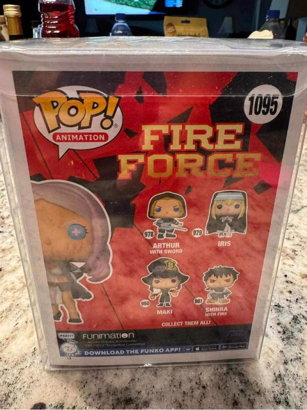 Funko pop! Princess Hibana from the anime series Fire Force 2022